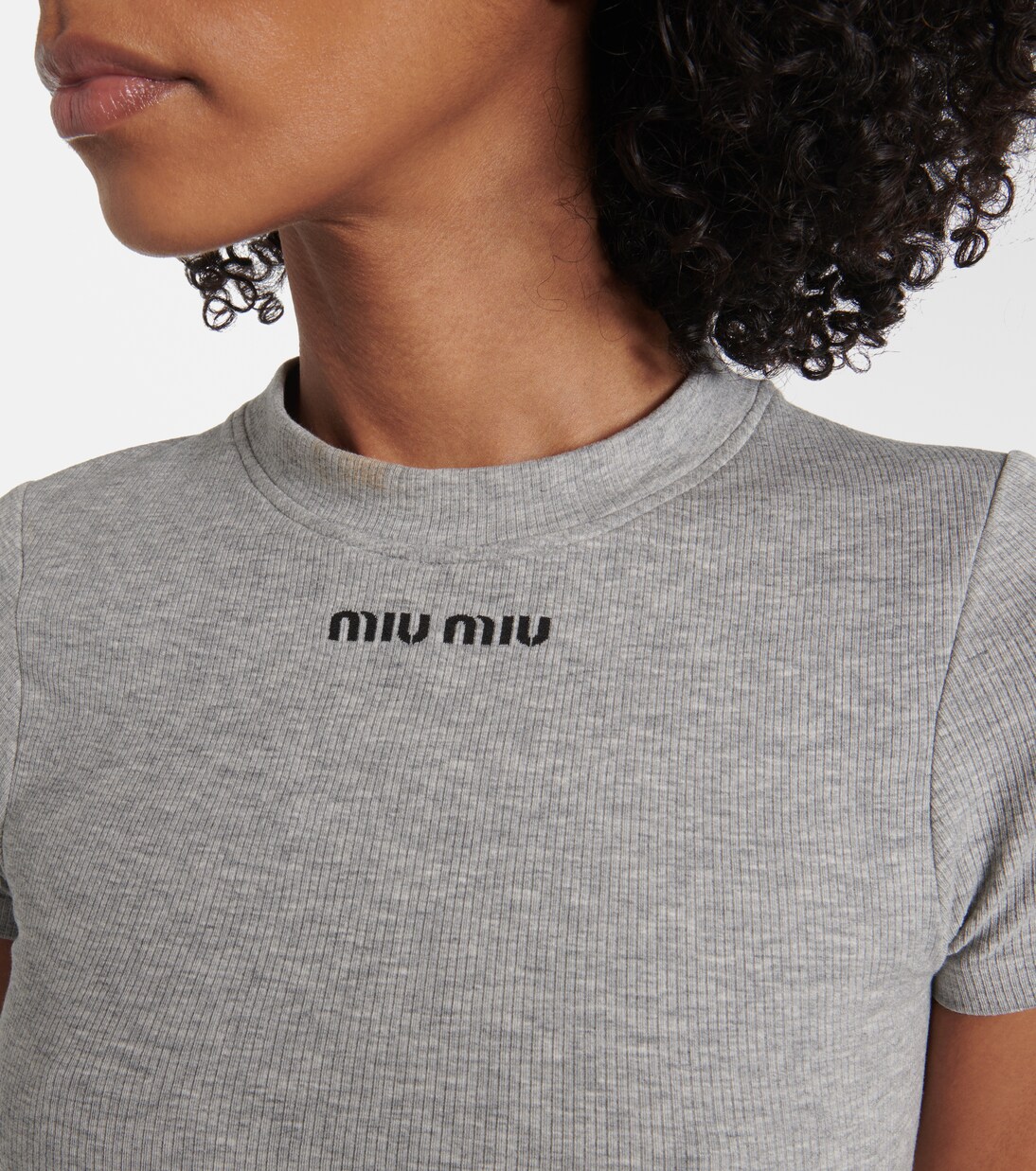x Petit Bateau - T-shirt in jersey | Miu Miu