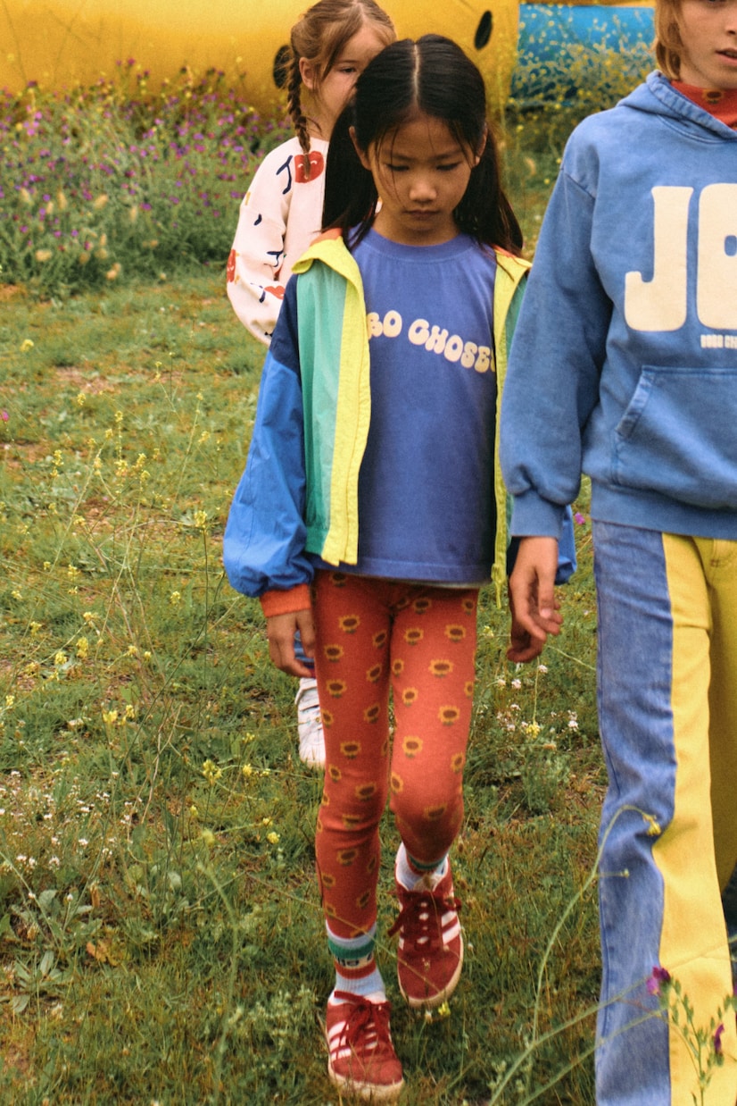 Legging Sunflower en coton mélangé | Bobo Choses