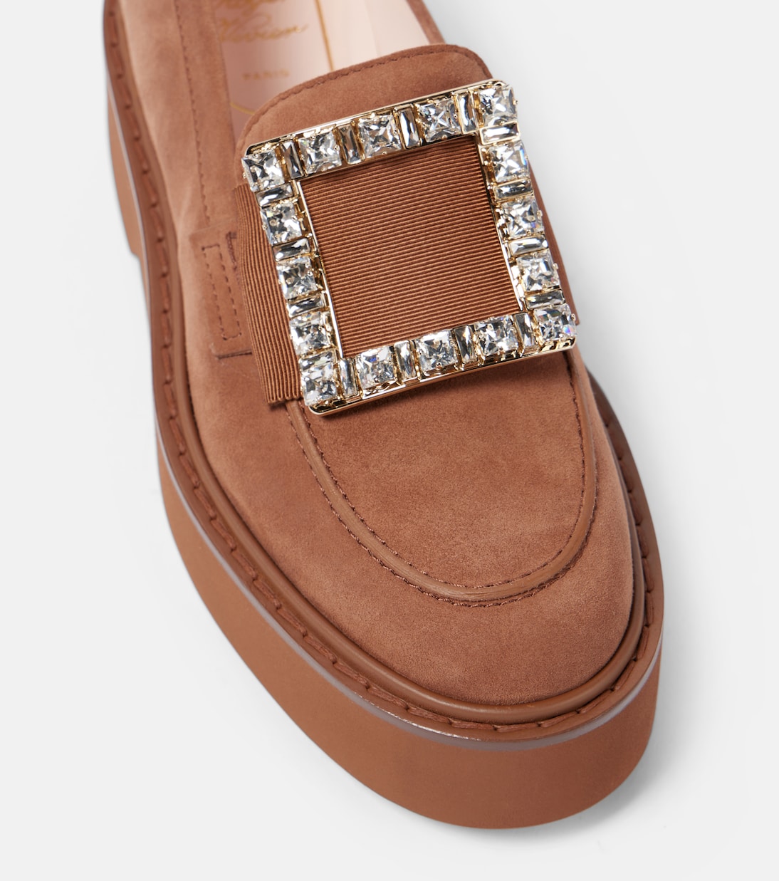 Viv' Rangers suede platform loafers | Roger Vivier
