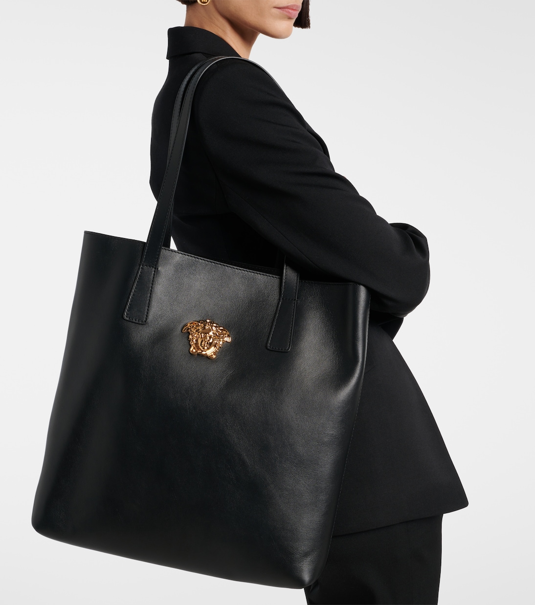 Tote La Medusa Large aus Leder | Versace