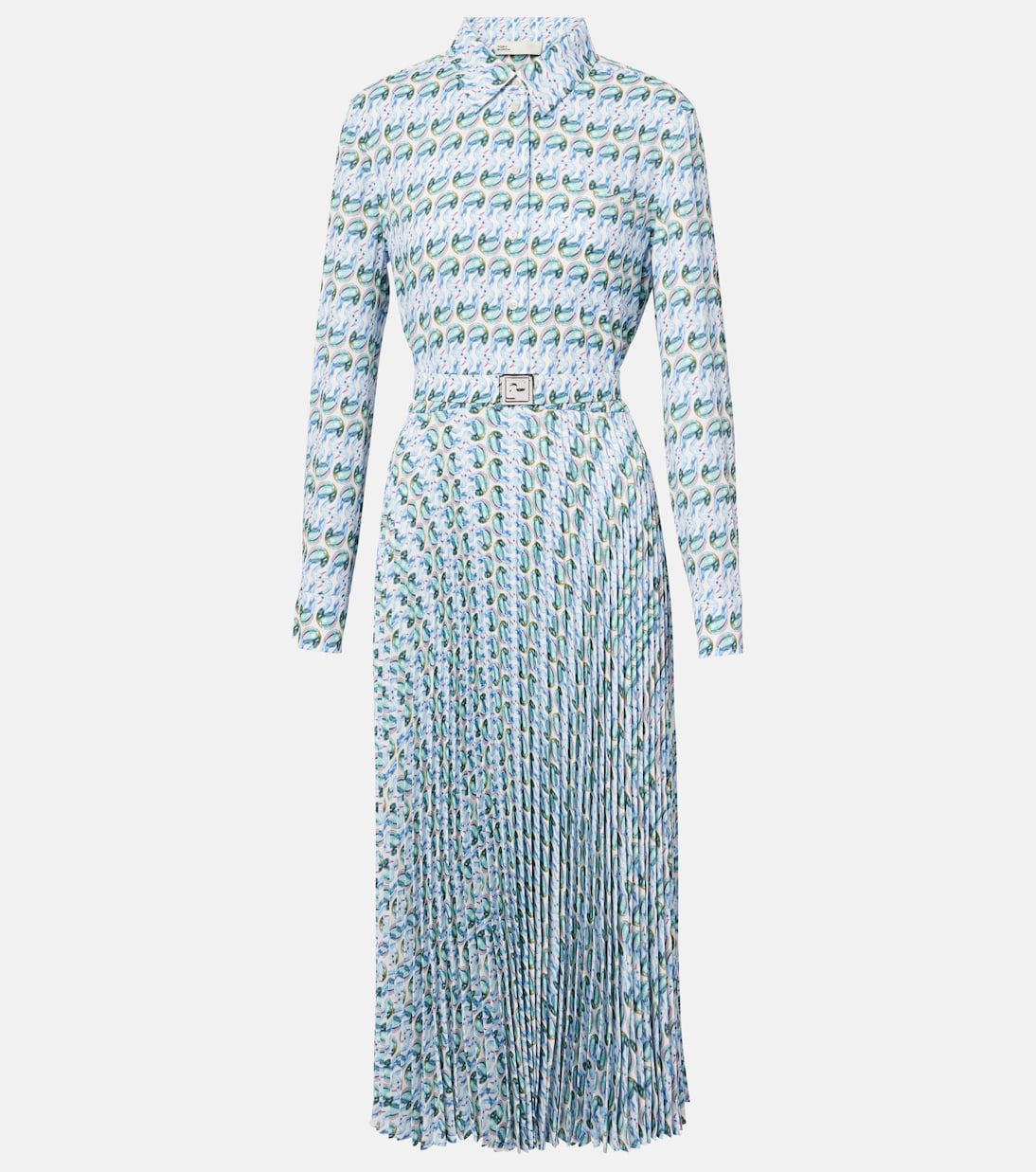 Printed twill midi dress | Tory Burch