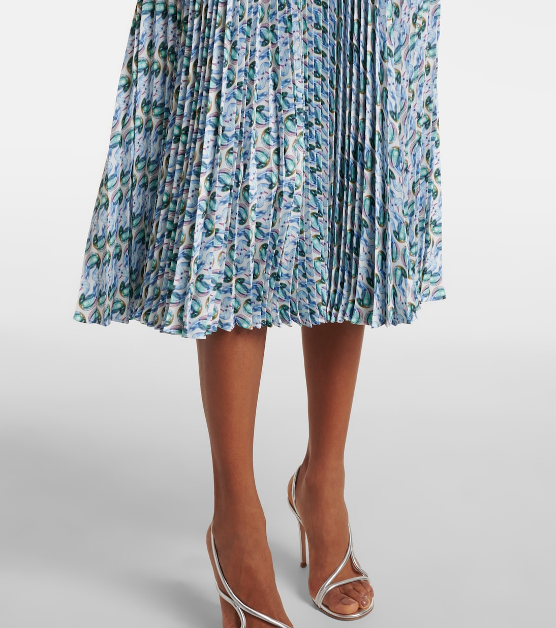 Printed twill midi dress | Tory Burch