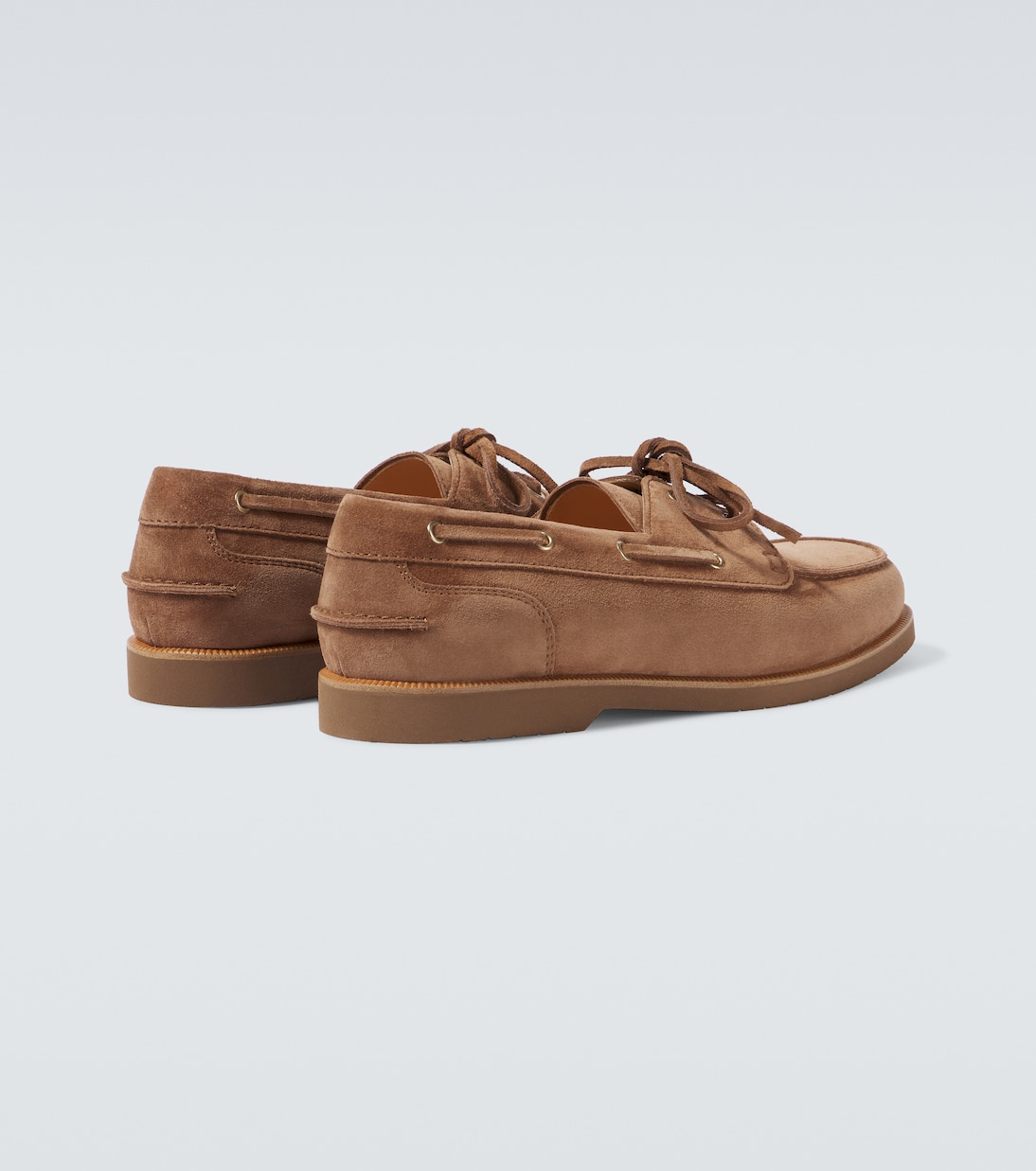 Chaussures bateau en daim | Brunello Cucinelli
