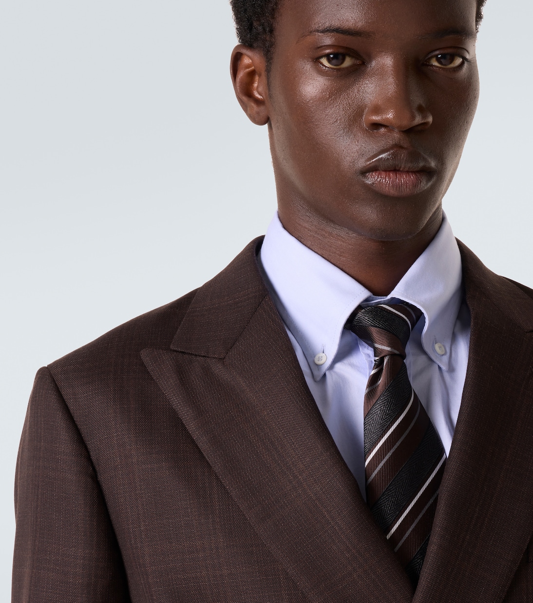 Striped silk-blend tie | Brioni