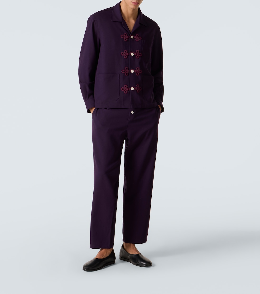 Astor wool wide-leg pants | Bode