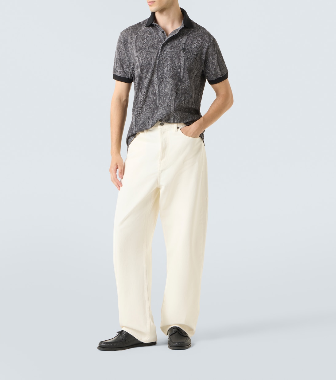 Polo de algodón con paisley | Etro
