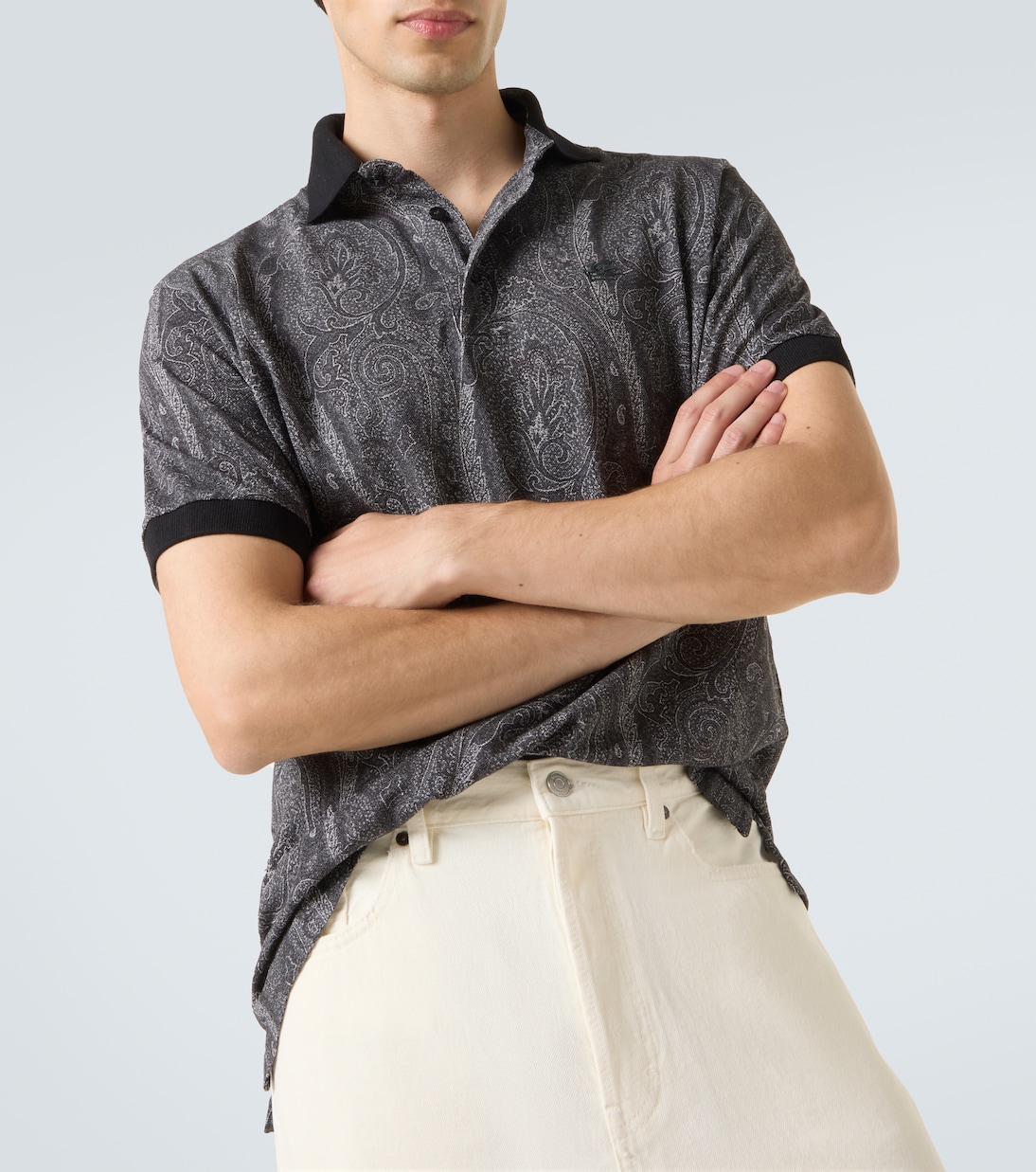 Polo de algodón con paisley | Etro