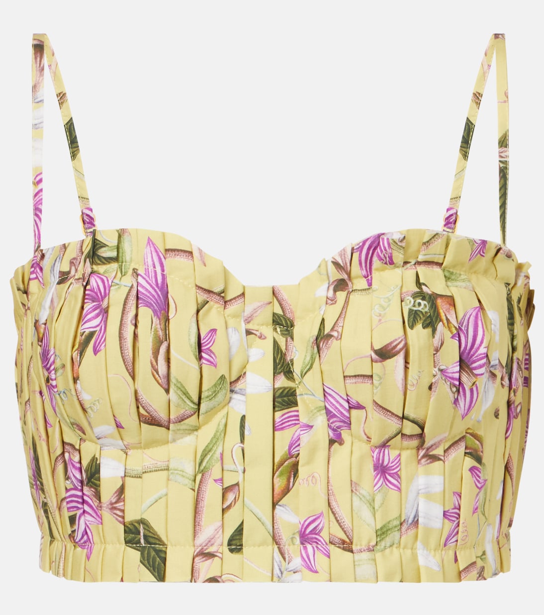 Top Morgina in cotone con stampa floreale | Agua by Agua Bendita