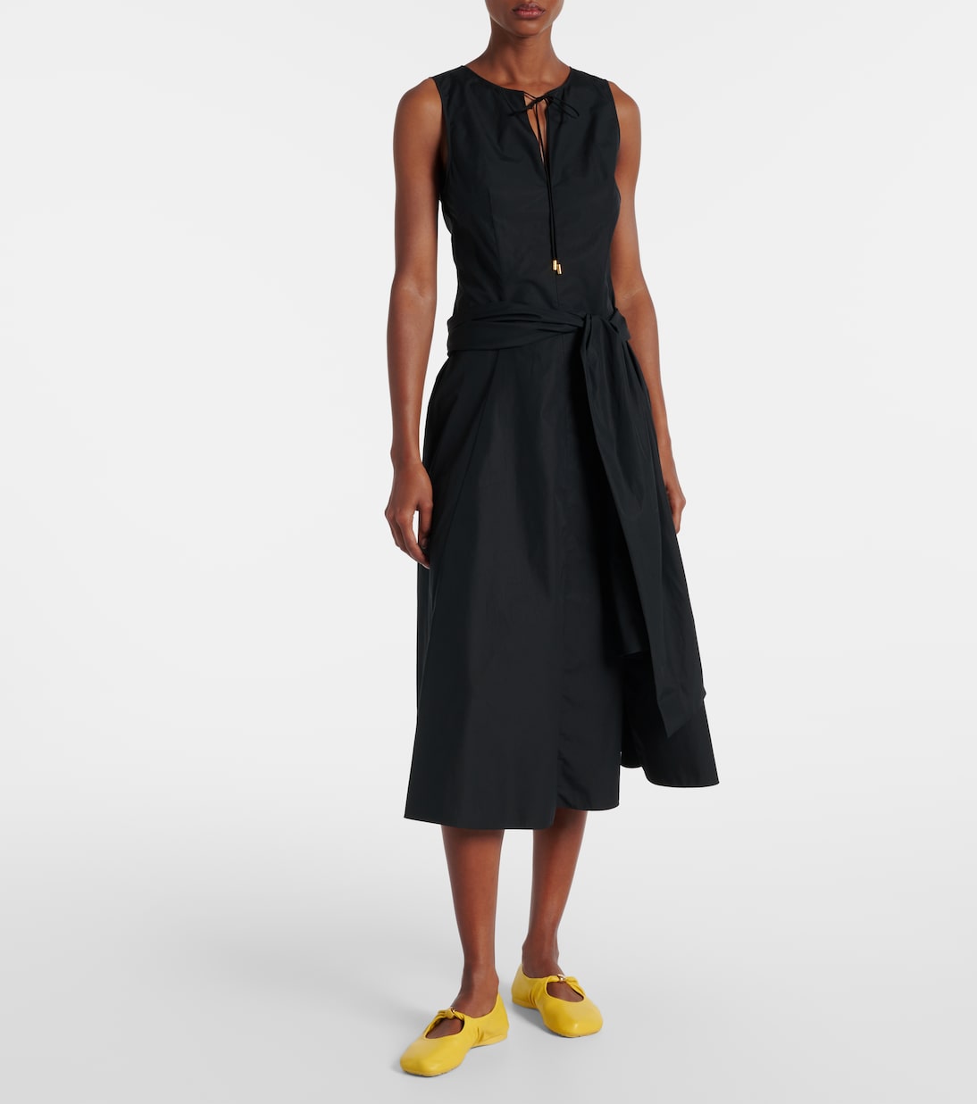 Robe portefeuille en coton | Loewe