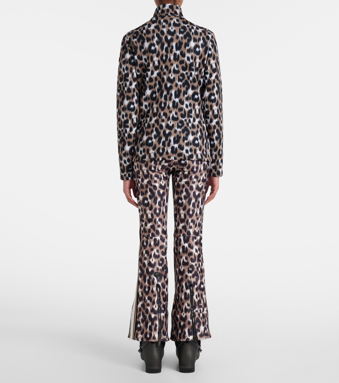 Orion leopard-print ski top | Fusalp