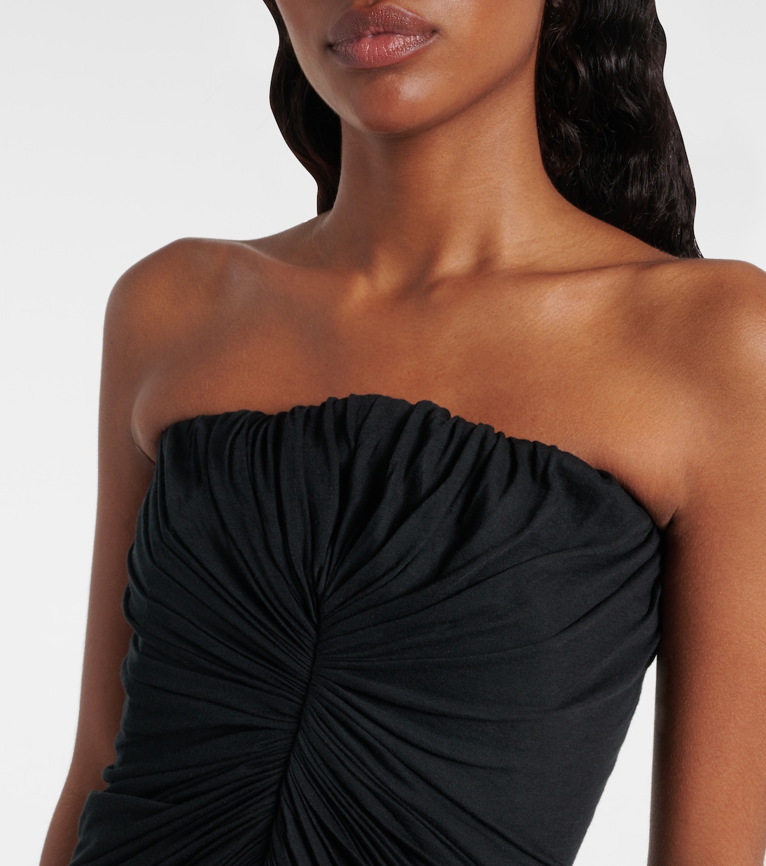Robe bustier longue Radiance en coton | Rick Owens