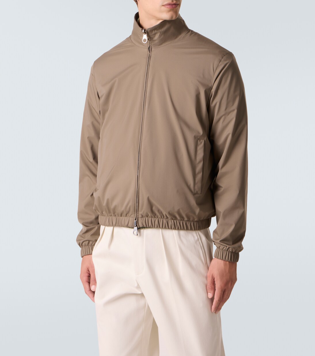Reversible cashmere-trimmed bomber jacket | Loro Piana