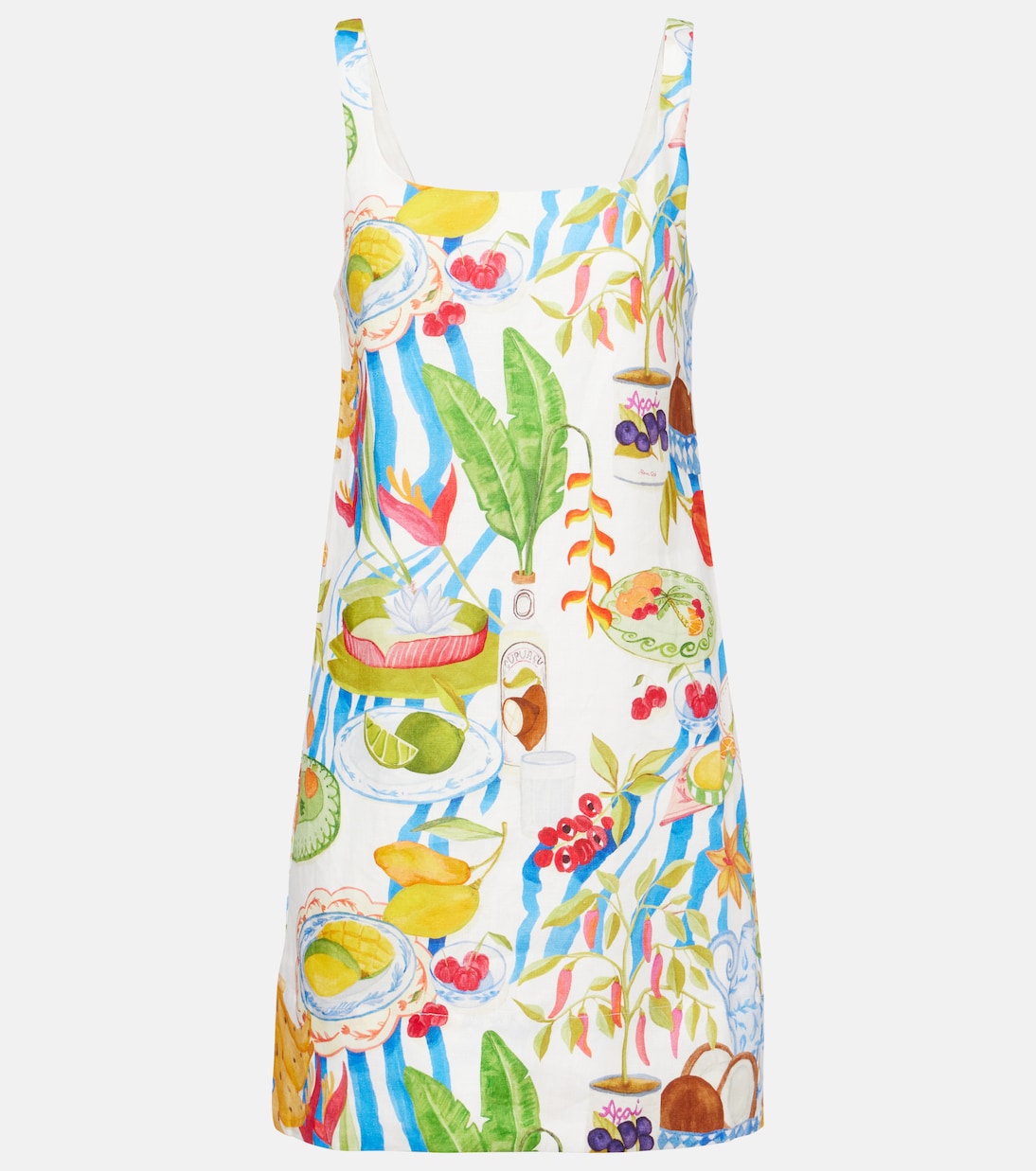 Printed linen minidress | Farm Rio