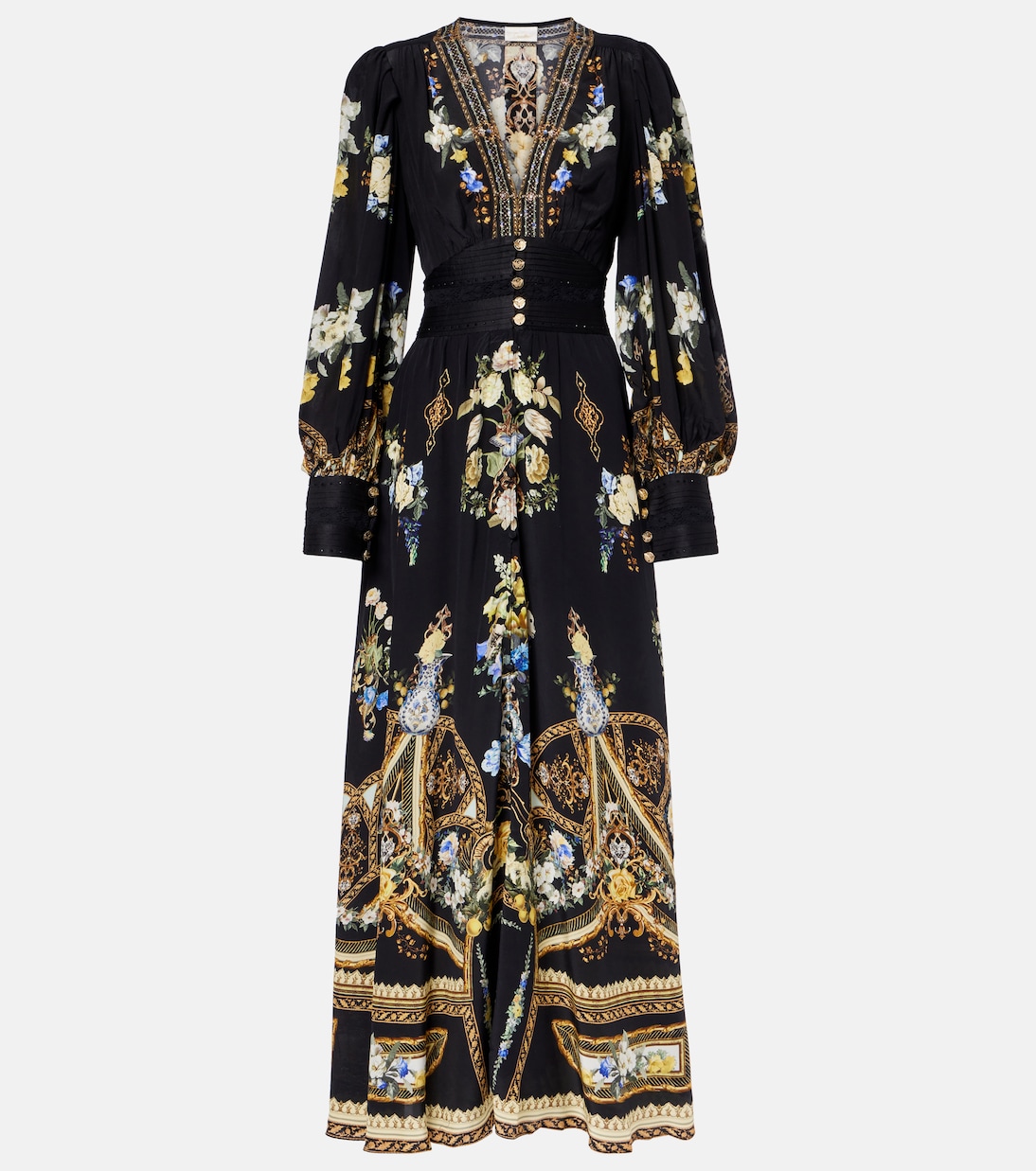 Maxikleid Ottoman Elegance aus Seide | Camilla