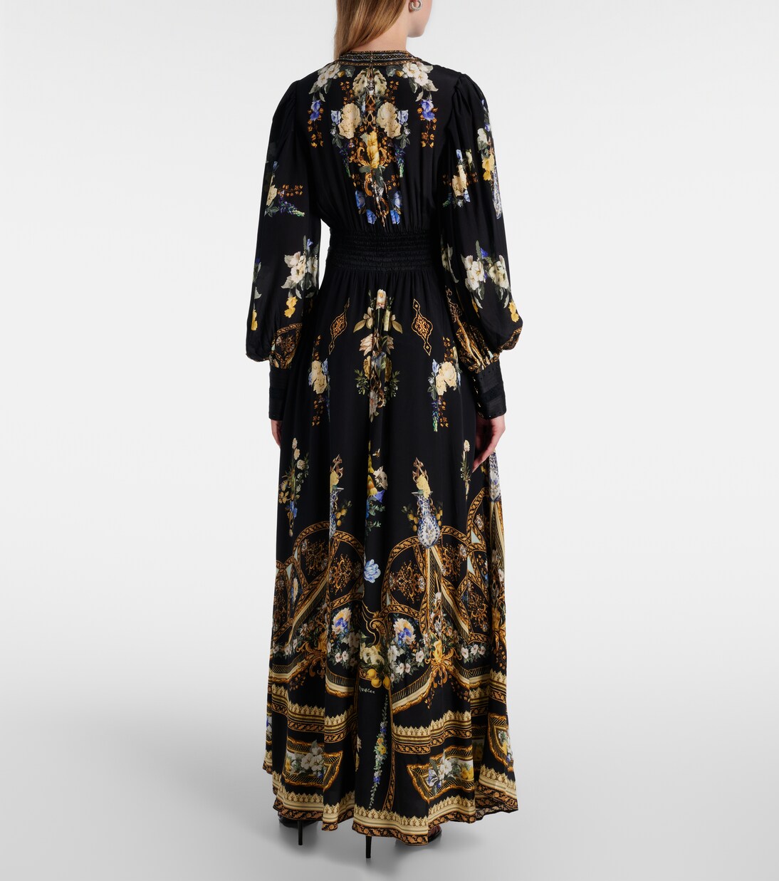 Maxikleid Ottoman Elegance aus Seide | Camilla
