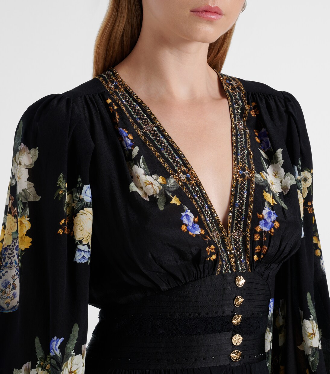 Maxikleid Ottoman Elegance aus Seide | Camilla