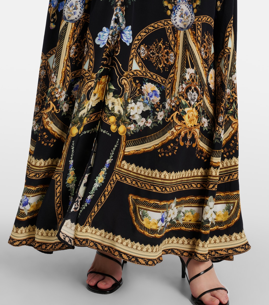 Maxikleid Ottoman Elegance aus Seide | Camilla