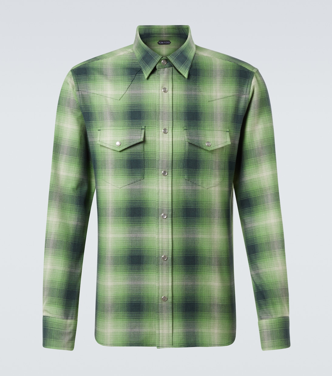 Checked cotton shirt | Tom Ford