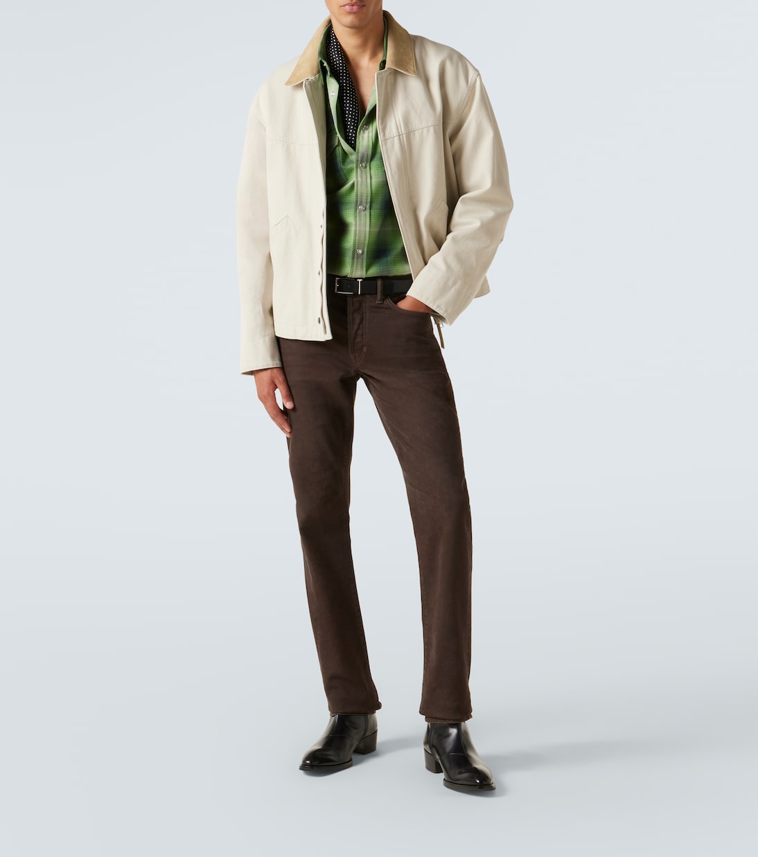 Checked cotton shirt | Tom Ford