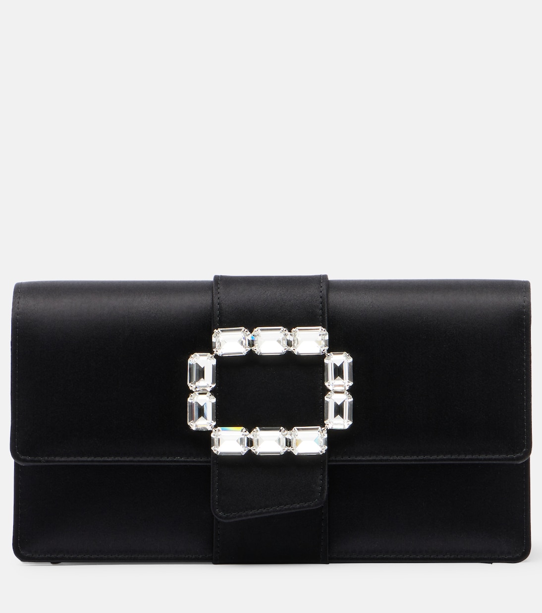 Maycapjou satin clutch | Manolo Blahnik