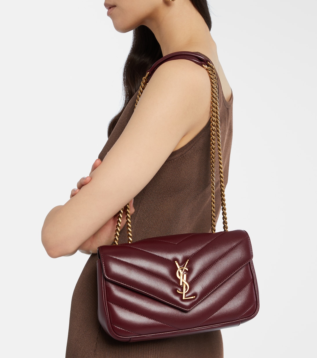 Borsa a spalla Lou Lou Small in pelle | Saint Laurent