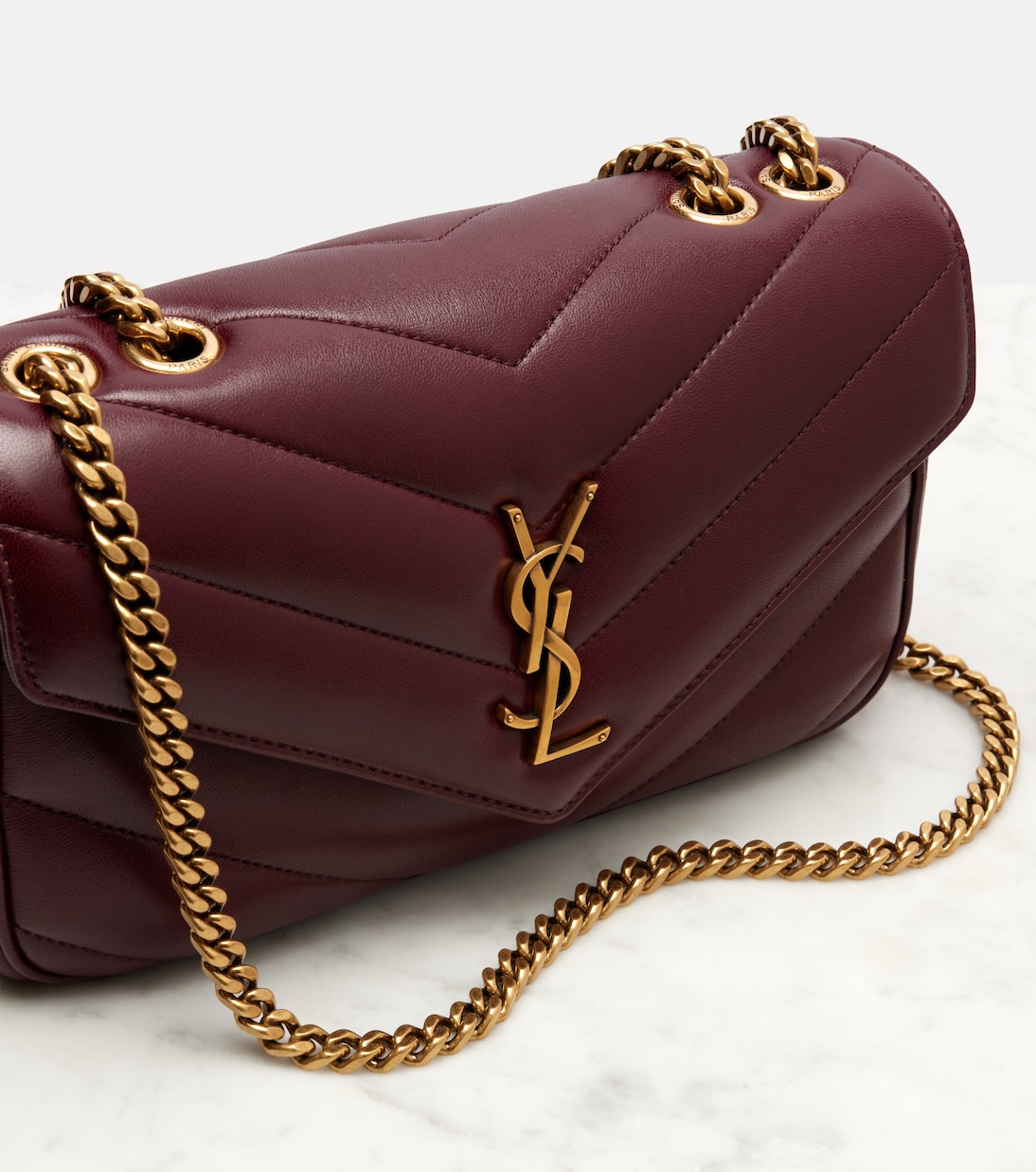 Borsa a spalla Lou Lou Small in pelle | Saint Laurent