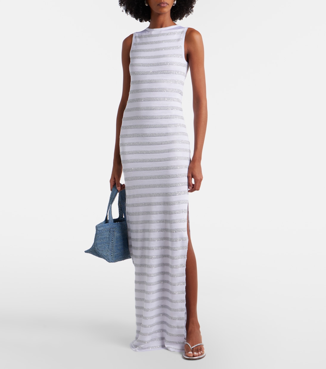 Sequined striped maxi dress | Missoni