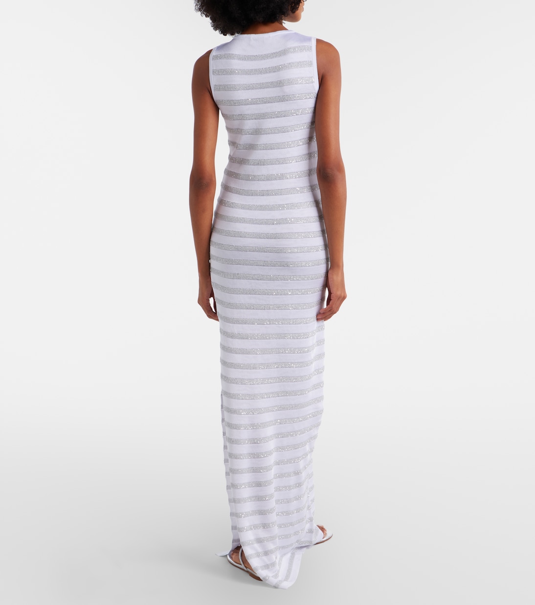 Sequined striped maxi dress | Missoni