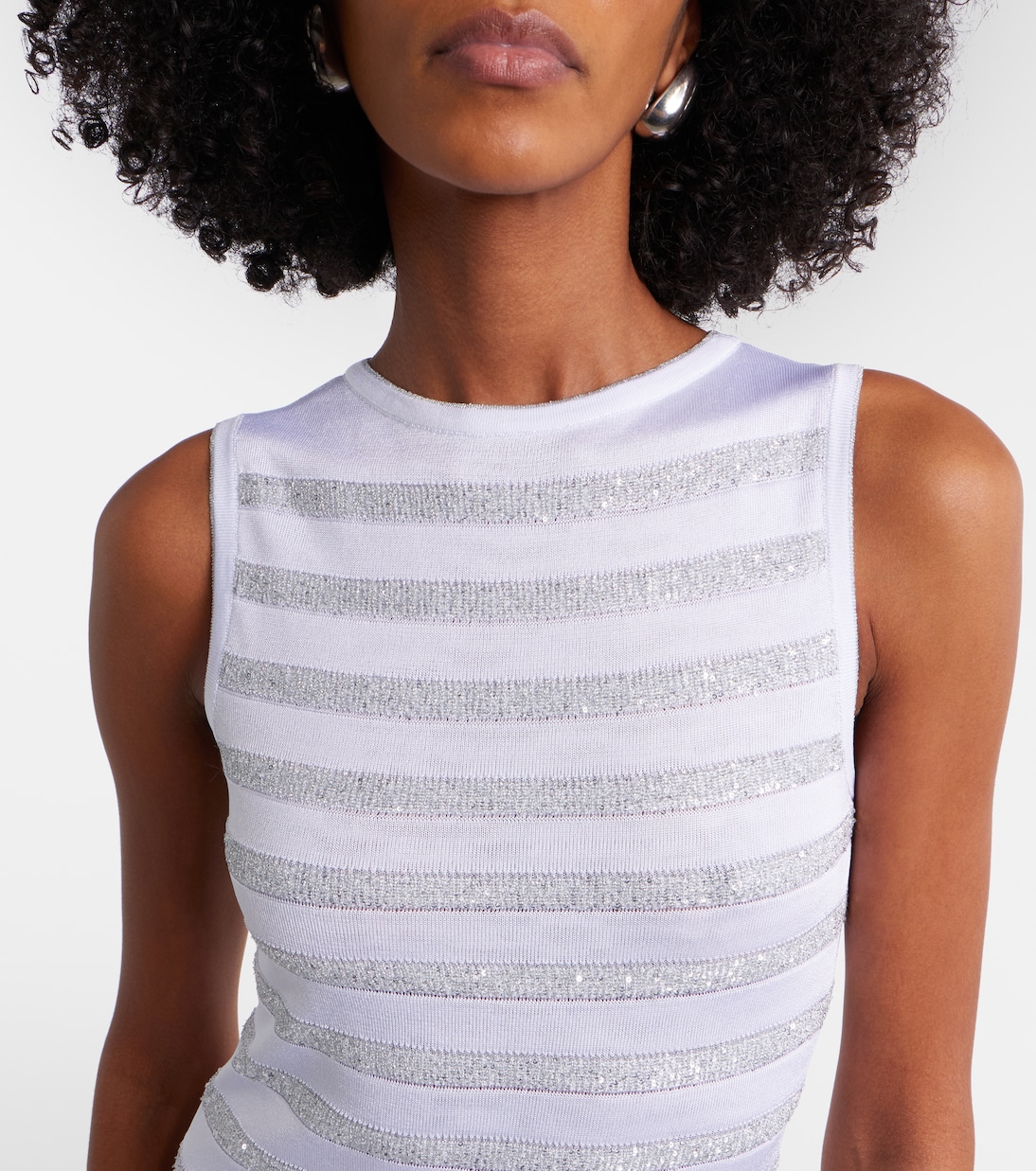 Sequined striped maxi dress | Missoni