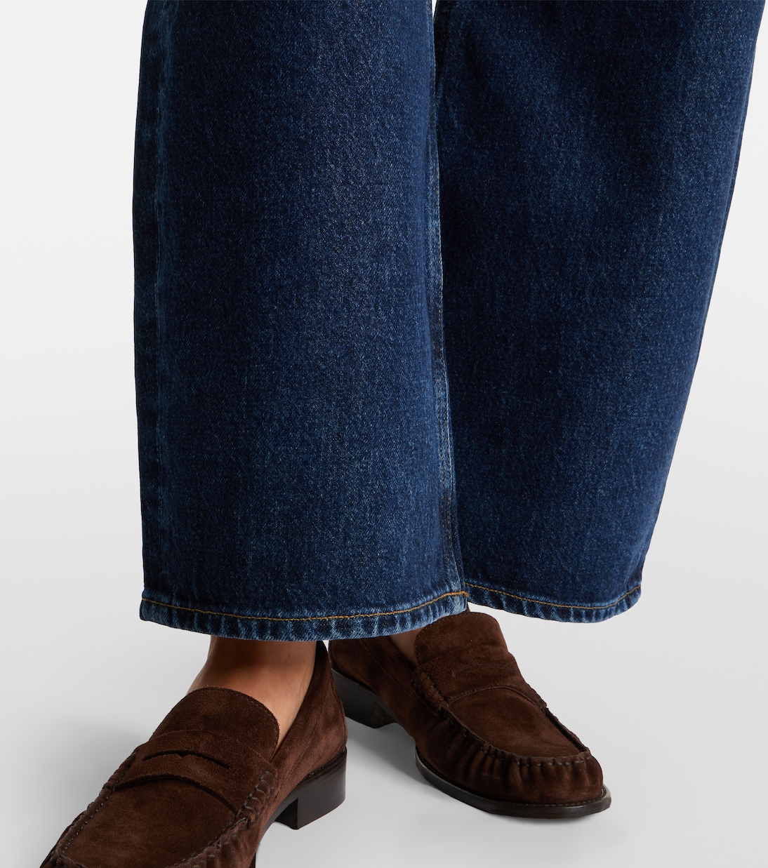 Low Curve cropped mid-rise barrel-leg jeans | Agolde