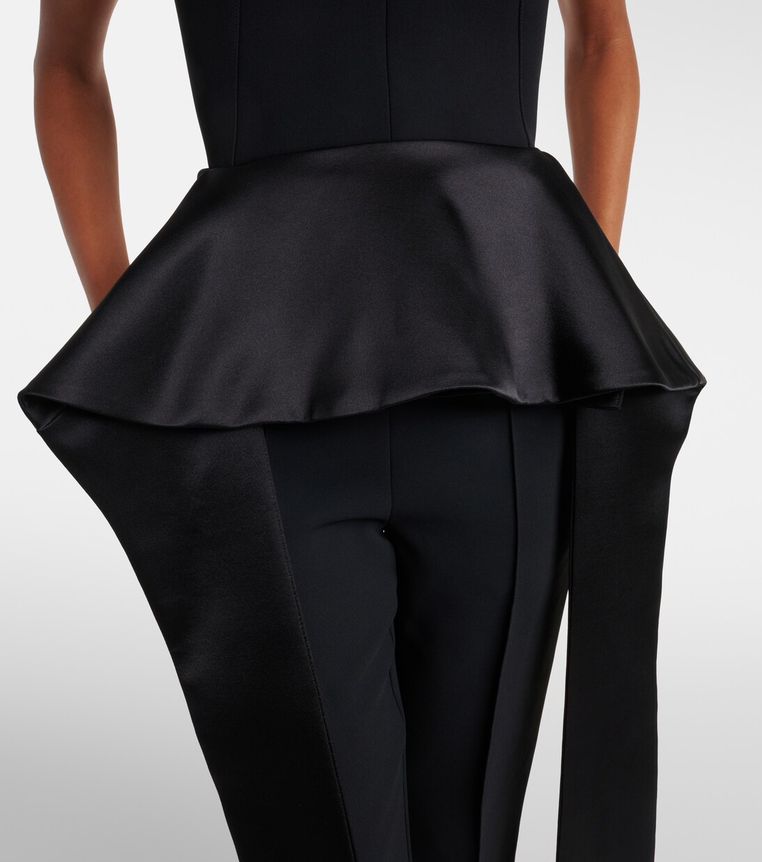 Frame peplum satin top | Maticevski