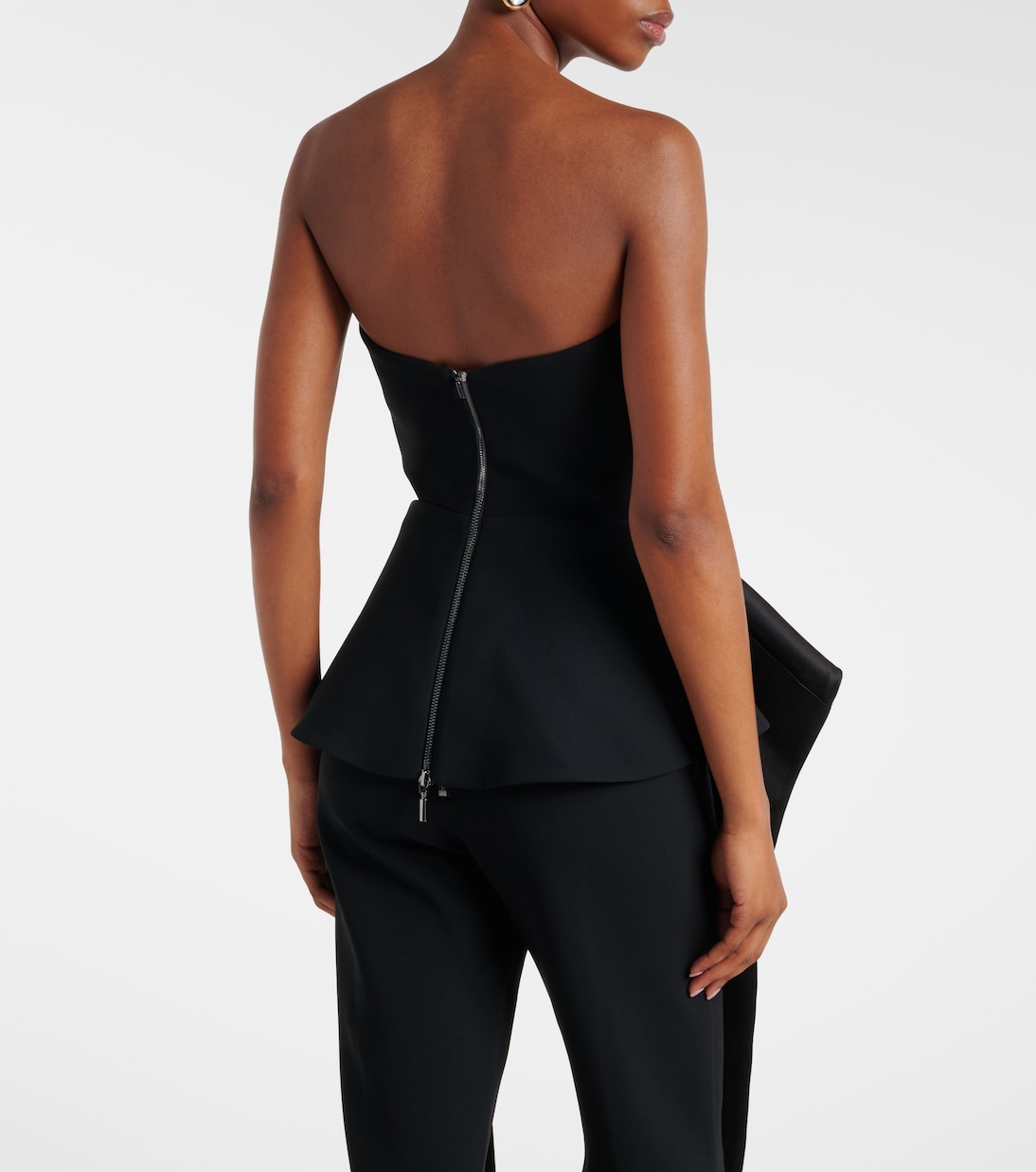 Frame peplum satin top | Maticevski