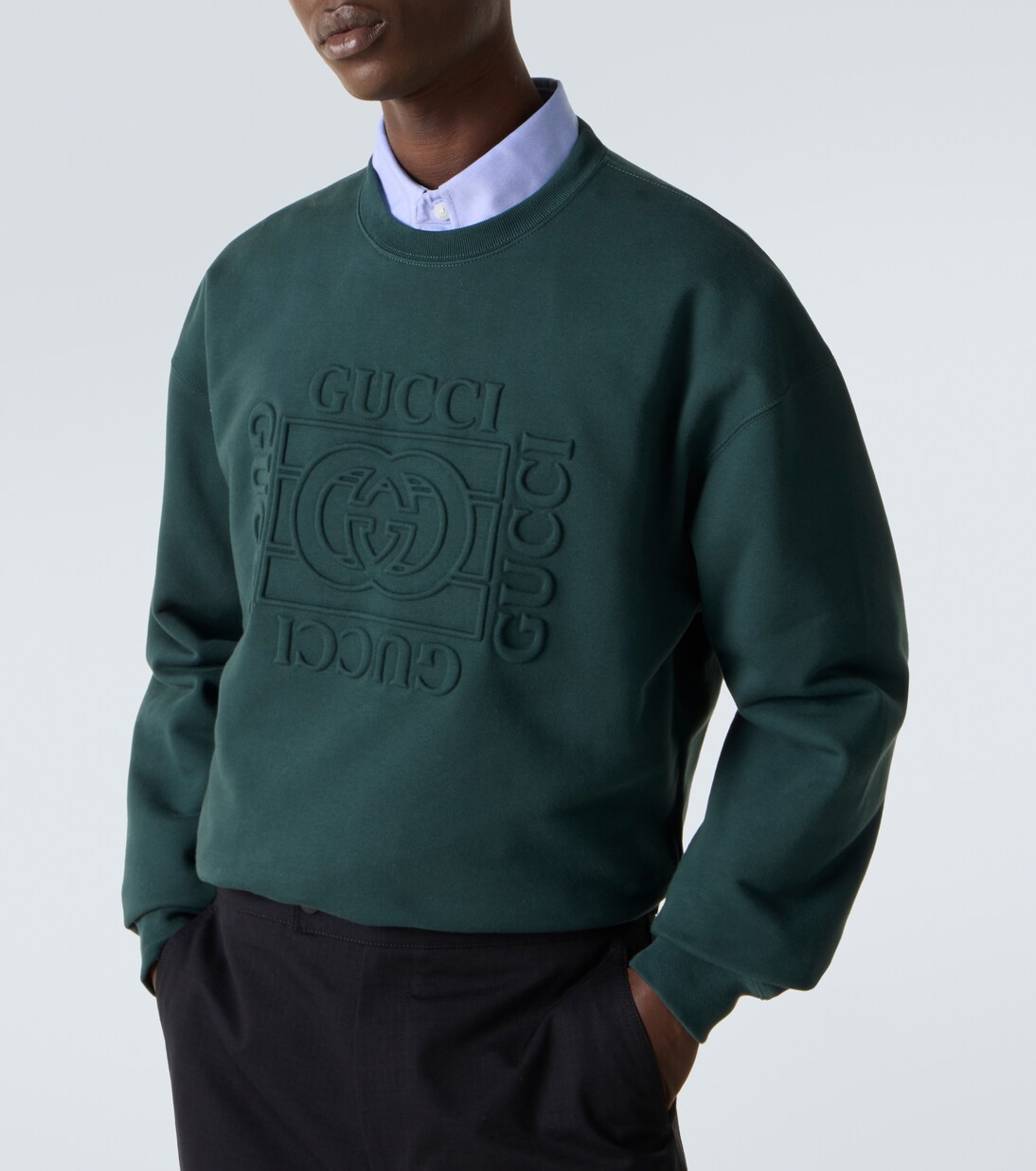 Sweatshirt Interlocking G aus Baumwolle | Gucci