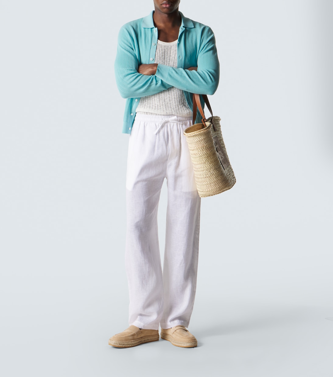 Cardigan Matheus aus Baumwoll-Rippstrick | Fedeli