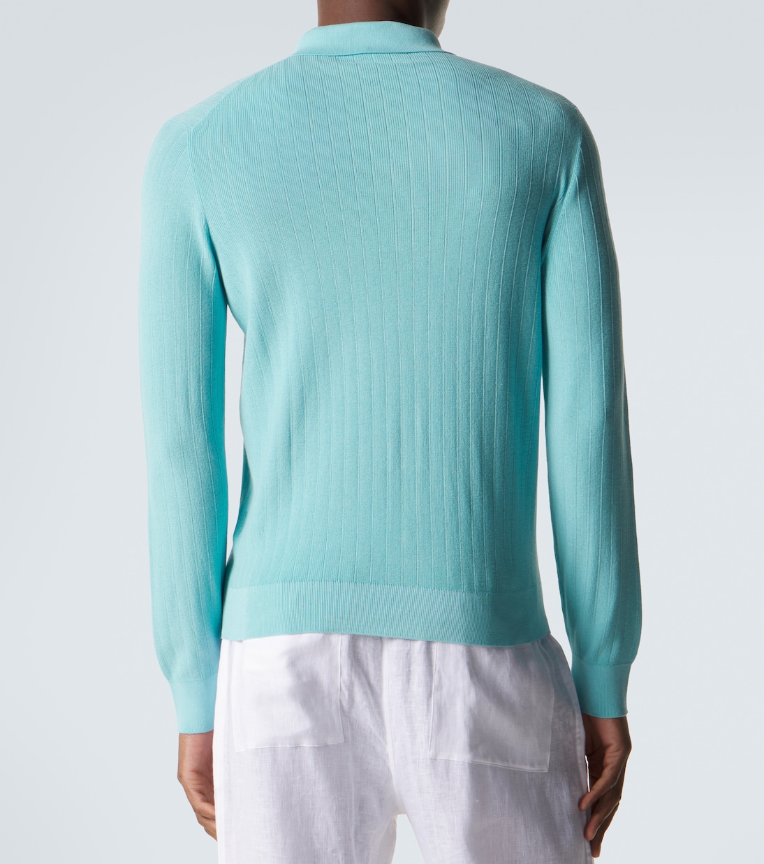 Cardigan Matheus aus Baumwoll-Rippstrick | Fedeli