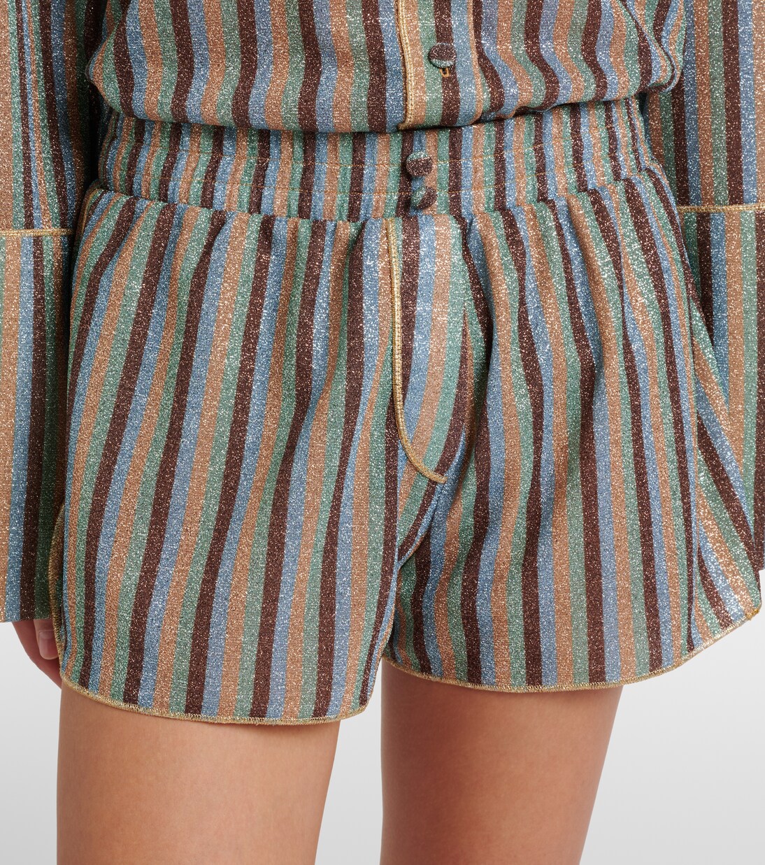 Lumière striped shorts | Oséree