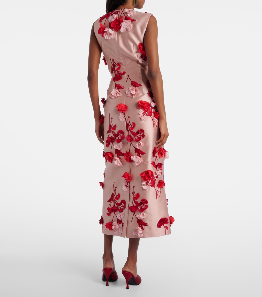 Floral-appliqué cocktail dress | Erdem