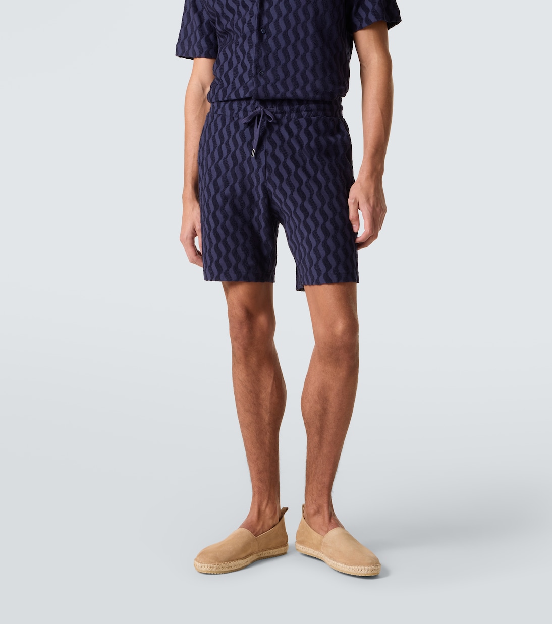 Augusto cotton-blend terry shorts | Frescobol Carioca