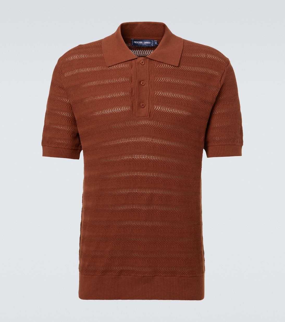 Vidal knit cotton polo shirt | Frescobol Carioca