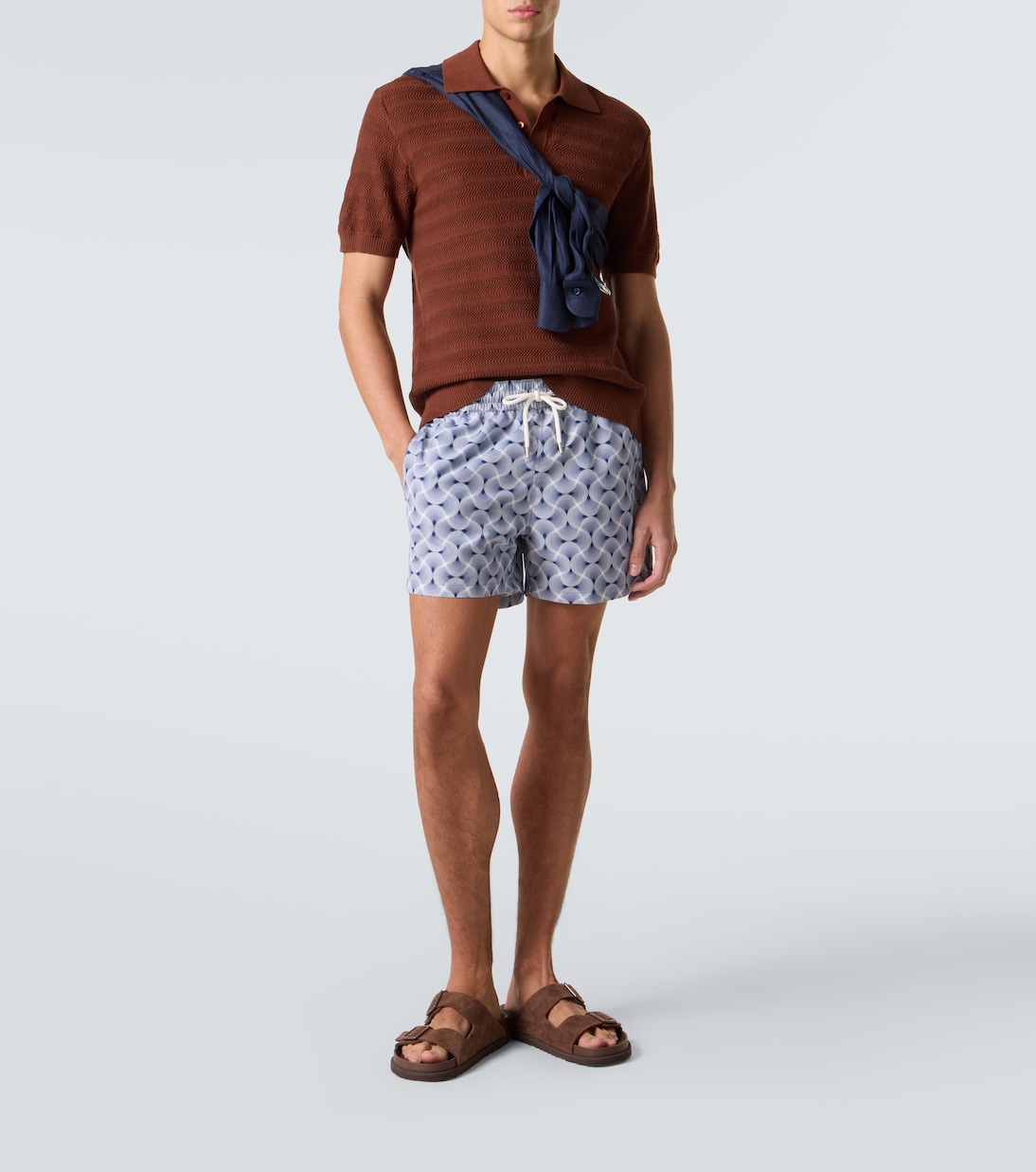 Vidal knit cotton polo shirt | Frescobol Carioca