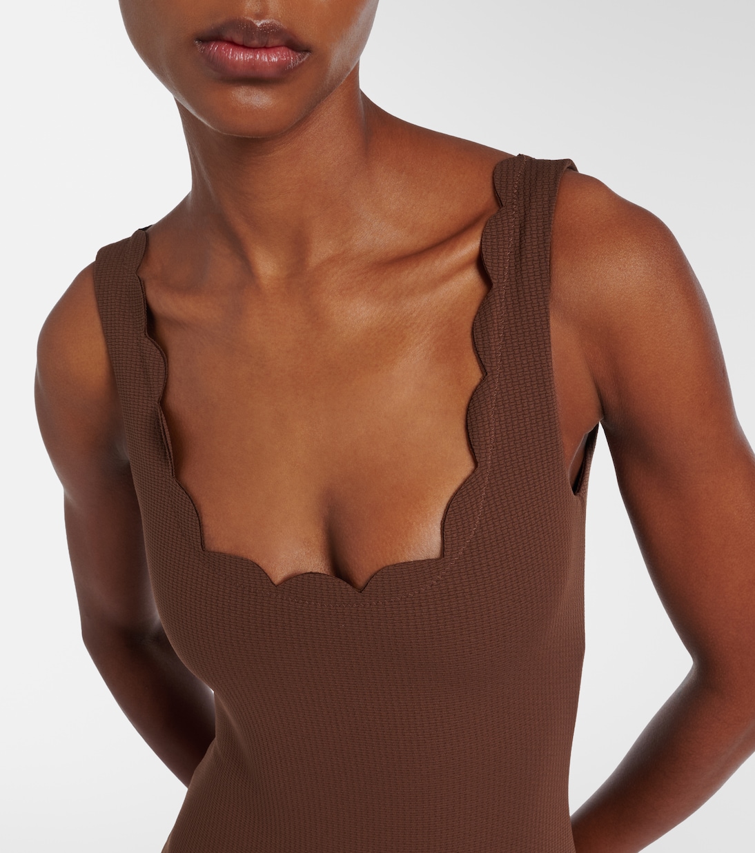 Palm Springs scalloped swimsuit | Marysia