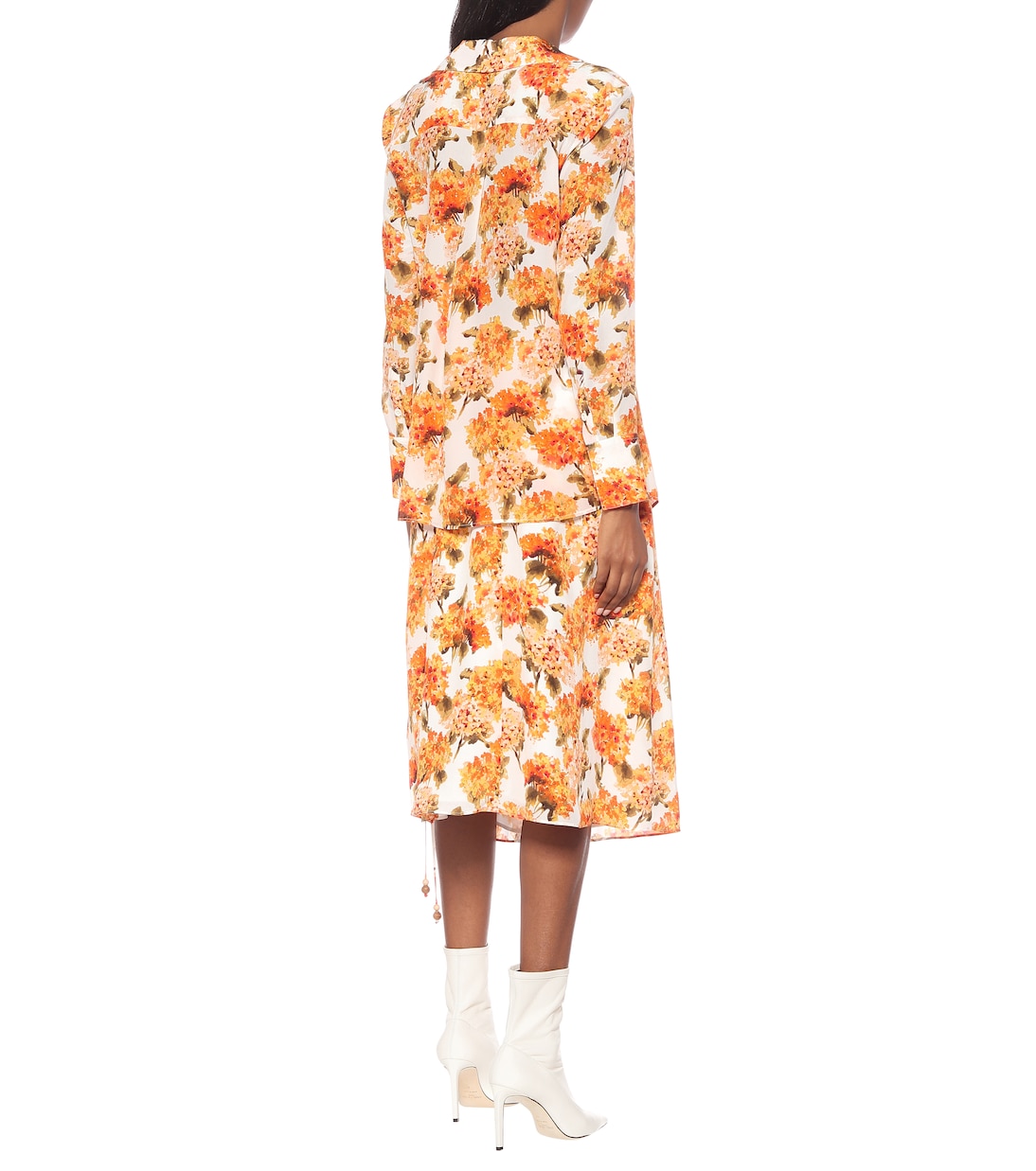 Blusa Bowie a stampa in seta | Altuzarra