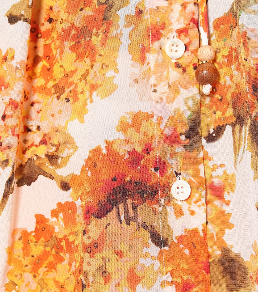 Blusa Bowie a stampa in seta | Altuzarra