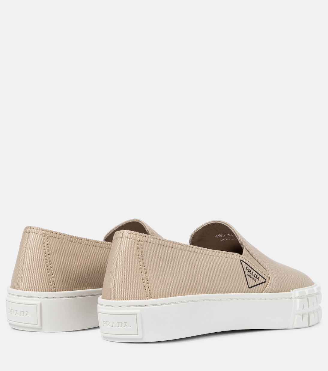Baskets slip-on Wheel à plateforme | Prada