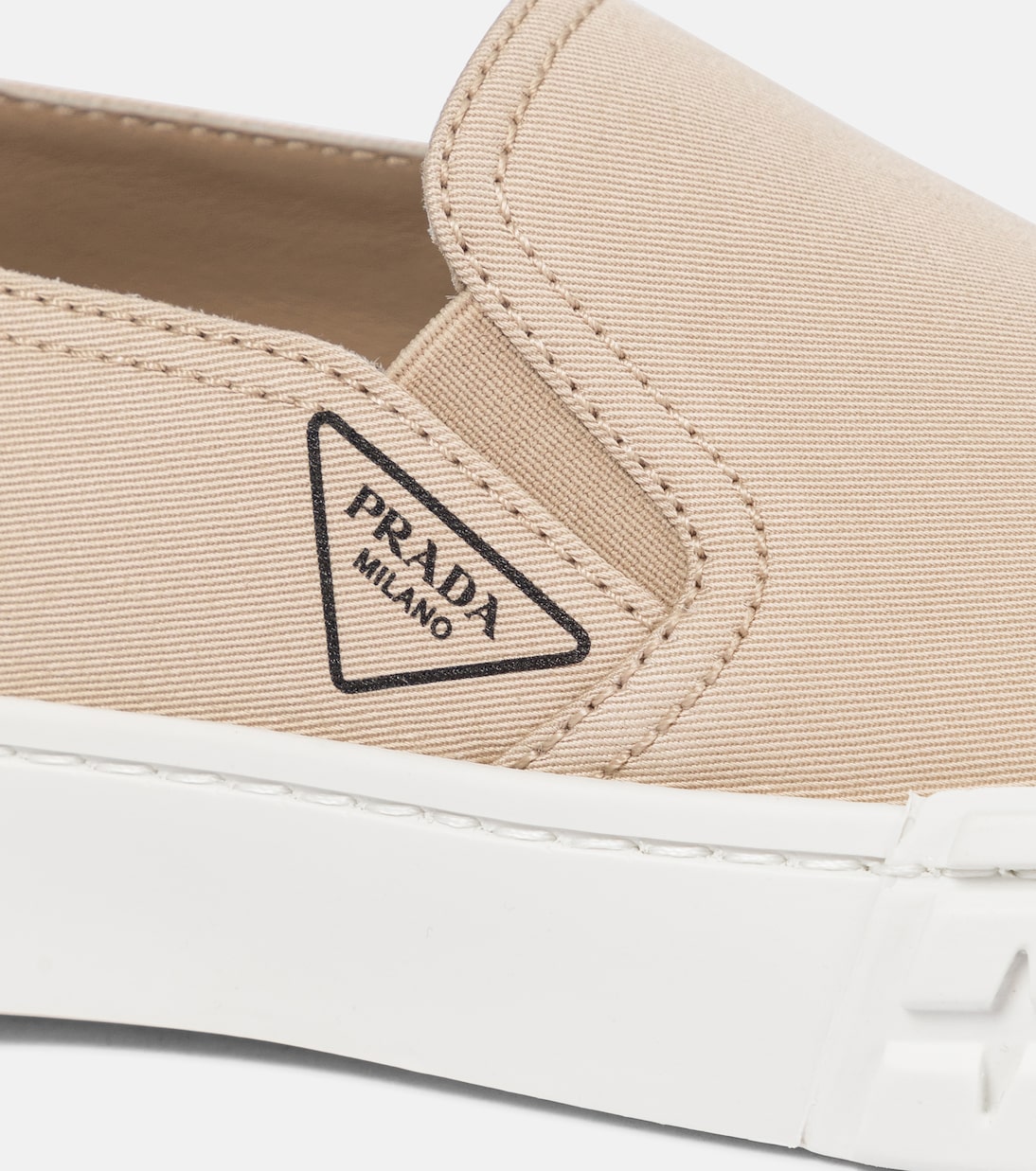 Baskets slip-on Wheel à plateforme | Prada