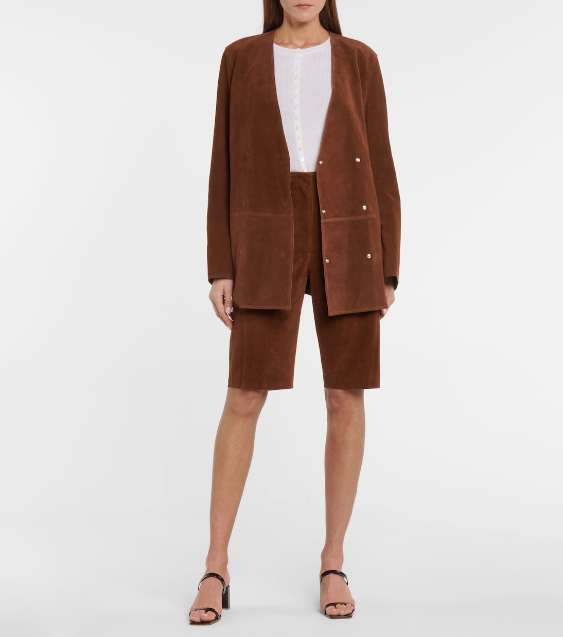 Bermuda in suede | Toteme