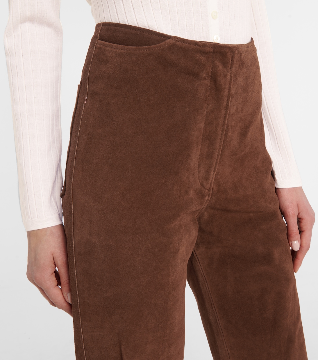 Bermuda in suede | Toteme