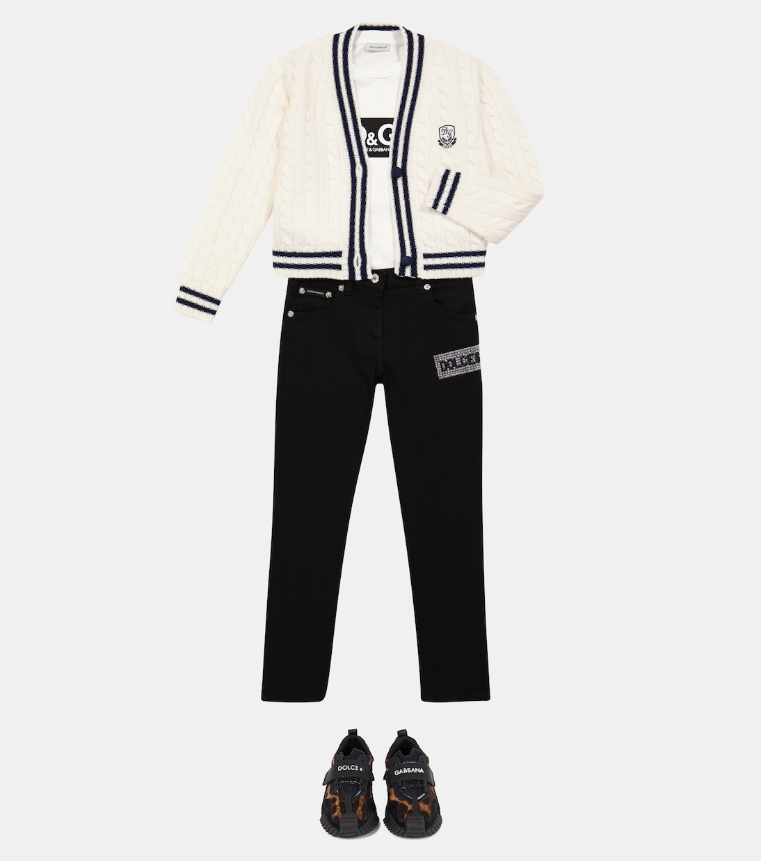 Wool knitted cardigan | Dolce&Gabbana Kids