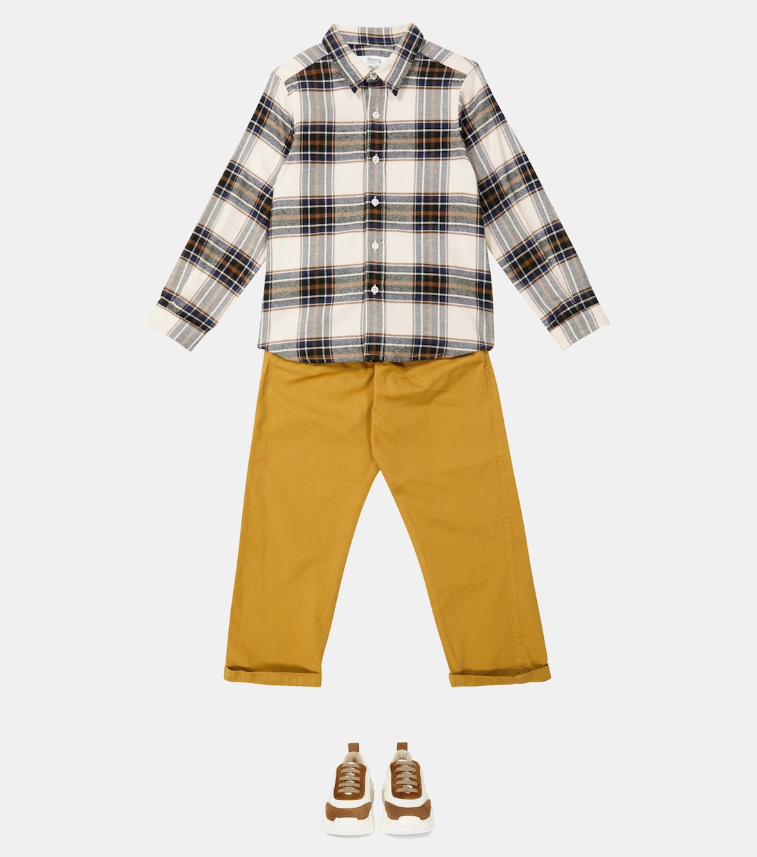 Hose Leda aus Baumwolle | Caramel