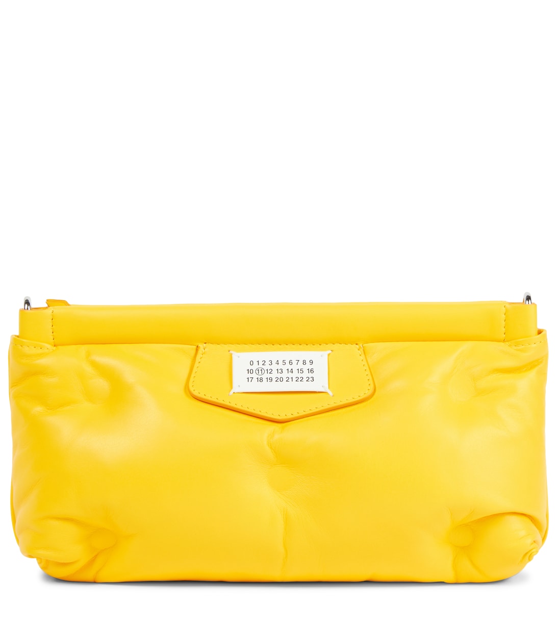 Red Carpet Glam Slam leather clutch | Maison Margiela